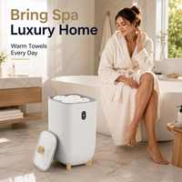 Calentador de Toallas de Gran Capacidad OEM ODM, 40L, para Baño y Spa, 2 Modos de Calentamiento, Temporizador Ajustable