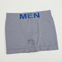 Caleçon 80G sans couture pour homme de qualité supérieure solide épais polyester polyamide/élasthanne respirant adultes Logo personnalisable