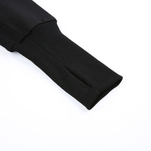 Chaqueta de manga larga con cremallera Abrigo Mujeres Crop Tops Estilo de otoño Chaquetas Casuales - Product Image 6