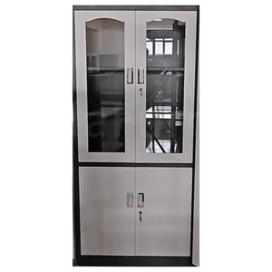 Guangdong Foshan armoire en acier boîte de classement en métal de luxe avec verre 2 4 <span class=keywords><strong>6</strong></span> portes <span class=keywords><strong>casier</strong></span> tiroir de rangement pour bureau Garage fichier outil - Product Image 5
