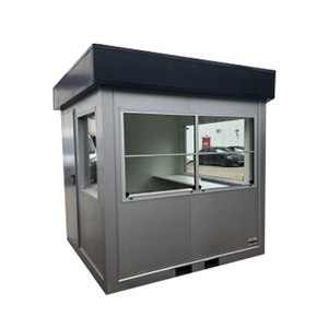 Portable outdoor security box fiberglass prefab house soundproof guard booths cabins