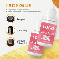 Boîtes d'installation gratuites de perruques avec logo personnalisé Emballage de marque privée Kit de colle de dentelle en spray imperméable et à forte tenue