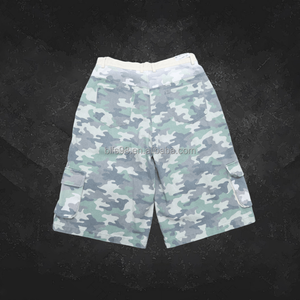 Pantalones Cortos de Camuflaje Personalizados para Hombre, Estilo Urbano, con Parches, Lavado Vintage, Tipo Cargo, con Bordado Personalizado - Product Image 3