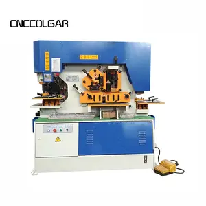 Çin'de yapılan çelik açılı kesme makinesi damgalama makinesi demirci ve hidrolik pres makinesi