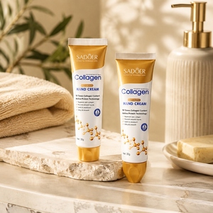 Ensemble de soins de la peau anti-rides au collagène SADOER, sérum pour le visage, tonique, nettoyant, lotion, crème, crème pour les yeux, kit de soins du visage raffermissant et hydratant - Product Image 4