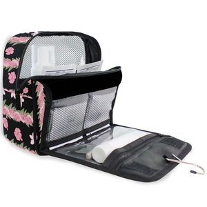 Trending Products 2025 New Arrivals Hawaiian Puakenikeni <b>Lei</b> Waterproof Hanging Organizer Cosmetic Makeup Storage Toiletry Bag - Product Image 6