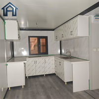 Maison conteneur extensible 30ft 40ft, maison préfabriquée conteneur multi-pièces avec cuisine et salle de bain, maisons préfabriquées 1 à 4 chambres