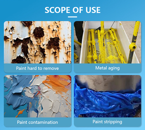 Huayun bujes de motocicleta, decapante de pintura no Corrosivo para bricolaje y uso en taller para revestimiento de goma de plástico para barcos - Product Image 4