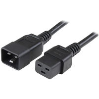 Cordon d'extension d'alimentation certifié VDE 14AWG 2M 250V avec connecteur IEC C19 C20 vers C21, style PDU, pour système de refroidissement par immersion et applications minières