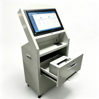Boîtier de kiosque en libre-service OEM et ODM, armoire de kiosque en tôle pour terminal d'impression et de consultation de documents, écran d'affichage inclus