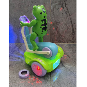 Juguete Eléctrico de Rana, Bicicleta de Ejercicio con Luz y Música - Product Image 4
