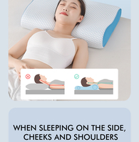 Oreiller Ergonomique Orthopédique en Mousse à Mémoire de Forme pour le Cou et le Soutien Cervical, Idéal pour Dormeurs sur le Côté, le Dos ou le Ventre