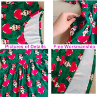 Vestido de fiesta sin mangas para mujer, vestido de verano con estampado de corazones rosas brillantes, vestido de fiesta romántico para San Valentín