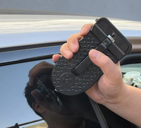 Marteau de sécurité ABS, crochet de porte, brise-vitre pliable, rampes de voiture multifonctions universelles, noir, haute qualité