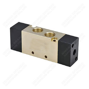 صمام هوائي 4A320-10 بخمسة منافذ ووضعين مقاس <span class=keywords><strong>3</strong></span>/8 بوصة للتحكم في الاتجاهين - Product Image 3