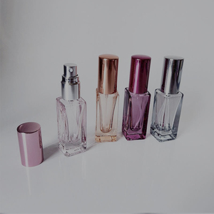 Luxury 3ml 5ml <b>10ml</b> Rectangle pink purple Blue Black Refillable Travel Size Glass Spray <b>Bottle</b> for Perfume Essential Oil - Product Image 1