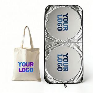 Parasol Plegable Promocional al por Mayor para Concesionarios de Autos, con Logotipo Personalizado, Protección y Aislamiento Térmico - Product Image 1