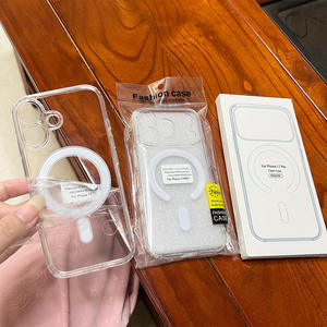 Per <span class=keywords><strong>iPhone</strong></span> 17 Pro Max custodia per telefono magnetico acrilico per <span class=keywords><strong>iPhone</strong></span> 17Air 16 copertura di protezione <span class=keywords><strong>trasparente</strong></span> per telefono a 15 fori di precisione - Product Image 4