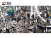 Machine de remplissage automatique d'eau gazeuse, équipement de remplissage de boissons gazeuses en bouteille PET, ligne de production industrielle