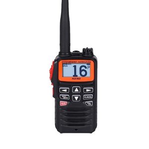 Émetteur-récepteur <span class=keywords><strong>VHF</strong></span> portable compact Standard <span class=keywords><strong>Horizon</strong></span> 6W HX40/HX40E pour la navigation maritime et la communication électronique - Product Image 1