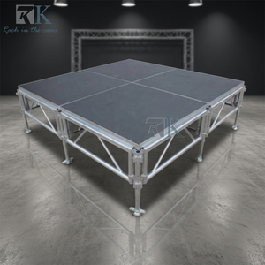 <b>Stage</b> <b>Platform</b> with Trolley Mobile <b>Platform</b> <b>Stage</b> Stands for Concerts - Product Image 2