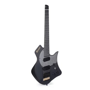 D-350 Bullfighter Headless Elektrische Gitaar Muziekinstrumenten 24 Fanned Frets Okoume Body Bone Nut Mat & Glansafwerking - Product Image 2