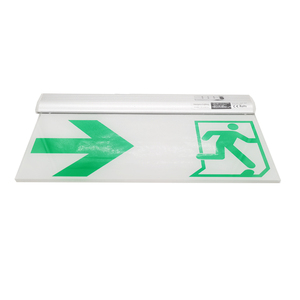 Luz de emergencia de construcción de aluminio y acrílico colgante recargable de 4W personalizable de fábrica - Product Image 2