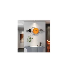 Hot Selling Customizable Metal Wall Clock Iron Material with <b>Quartz</b> Movement Needle Display Radio Feature for Home Decoration - Product Image 6