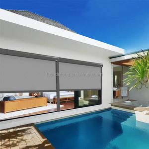 Sistema de Protección Solar Motorizado Eléctrico con Control Remoto, Ligero y Fácil de Operar, para Jardín o Patio, con Cremallera Antioxidante - Product Image 2
