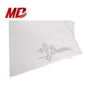 Serviette de baptême <span class=keywords><strong>pour</strong></span> bébé et adulte, nouveau-né, serviette en coton, broderie croisée - Product Image 2