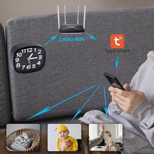 Reloj Portátil Multifuncional con WiFi, Mini Cámara Discreta para el Hogar, Vigilancia Diaria en Interiores - Product Image 3