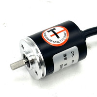 Codeur rotatif photoélectrique à arbre plein incrémental CALT 25 mm 500ppr 5-30Vdc NPN+R S2504E1-500BM-T530 pour servomoteur