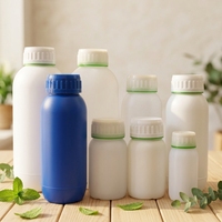 Bouteille en plastique HDPE de 2 L pour le stockage de détergent liquide, conteneur d'emballage vide pour produits chimiques domestiques et industriels