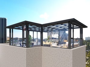 Invernaderos de Vidrio Personalizados de Primera Categoría, Casas de Cristal para Jardín, Invernaderos de Vidrio con Estructura de Aleación de Aluminio Garantizados - Product Image 6