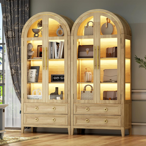 Vitrina con 3 Luces de Colores, Librería Alta, Despensa de Cocina - Product Image 1