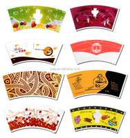 Customized Paper Cup Fan Coated Raw Factory Supplier Biodegradable Disposable Single/Double Printing PE Coffee Cup Raw Paper