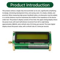 DC 4.5~5.5V 5kHz~2700MHz Spectrum Analyzer -50dBm~5dBm Signal Strength Tester 2.7GHz RF Power Meter Type-C Interface