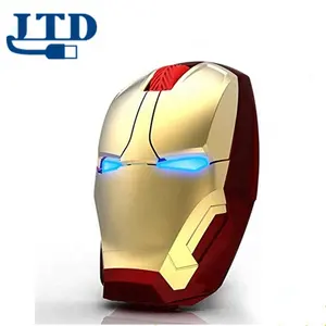 Горячая Распродажа, уникальный дизайн, эргономичная беспроводная мышь Iron Man 2,4G, портативная Мобильная компьютерная мышь