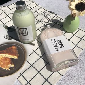 Bouteille carrée pour jus de fruits, café froid, thé au lait, verre portable pour boissons et liquides. - Product Image 2