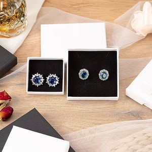 Caja de Joyería de Calidad con Logotipo Personalizado, Empaque de Papel para Joyería, Caja de Regalo para Anillos, Collares y Pendientes - Product Image 3