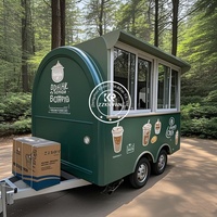 Conteneur Restaurant Mobile Entièrement Équipé, Remorque Food Truck 18 Pi de 2026 pour Sandwichs, Tacos et Bar à Café