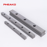 Rail de guidage linéaire CNC PHEAKO DHH45F en acier allié, longueur personnalisée, rail coulissant de haute précision durable pour machines de rapport