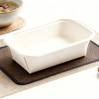 Boîte à lunch personnalisée résistante aux chocs, à paroi épaisse, de qualité alimentaire, résistante aux chocs, pour la restauration, emballage en papier