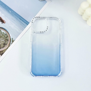 Gradient màu trong suốt chống sốc 360 rõ ràng TPU fundas PC tpupc trở lại mới celular honatop forros bảo vệ điện thoại di động trường hợp - Product Image 3