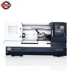 Automatic ck6150 flat bed cnc lathe with fanuc control mini cnc lathe machine for sale