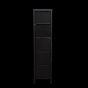 Modern Living Room Fabric <b>Cabinet</b> with 5 Drawers Stainless Steel Freestanding Design - Product Image 4