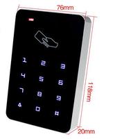 Système de contrôle d'accès aux portes, clavier de contrôle d'accès avec lecteurs de cartes RFID 125 kHz 13,56 MHz et contrôle d'accès par mot de passe