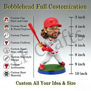 Персонализированная фигурка-бобблхед из смолы в виде футболиста, подарок для фанатов, сувенир на заказ - Product Image 2