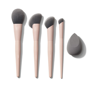 YRX A508 Morph e 4PC Face Shaping Essentials Juego de brochas para la cara Brocha de maquillaje Pelo sintético Brocha de maquillaje Herramientas de belleza con esponja - Product Image 6