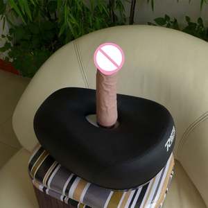 مقعد للسيدات هزاز بوسادة دفع آلة قضيب اصطناعي للنساء مقعد دراجة هائل واقعي - Product Image 2